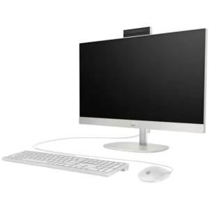 HP 27-CR0034NY AIO PC: Intel Core i7-1355U, Intel Iris X Graphics, 16GB DDR4 RAM, 512GB SSD, 27” FHD IPS Display, Keyboard & Mouse Includes