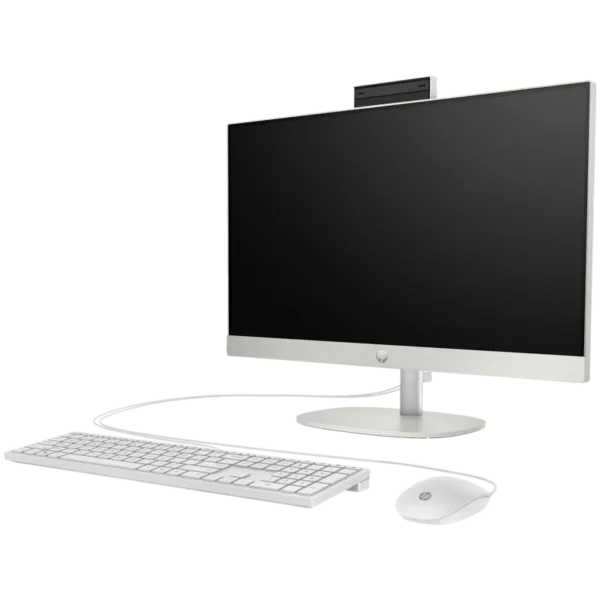 HP 27-CR0034NY AIO PC: Intel Core i7-1355U, Intel Iris X Graphics, 16GB DDR4 RAM, 512GB SSD, 27” FHD IPS Display, Keyboard & Mouse Includes