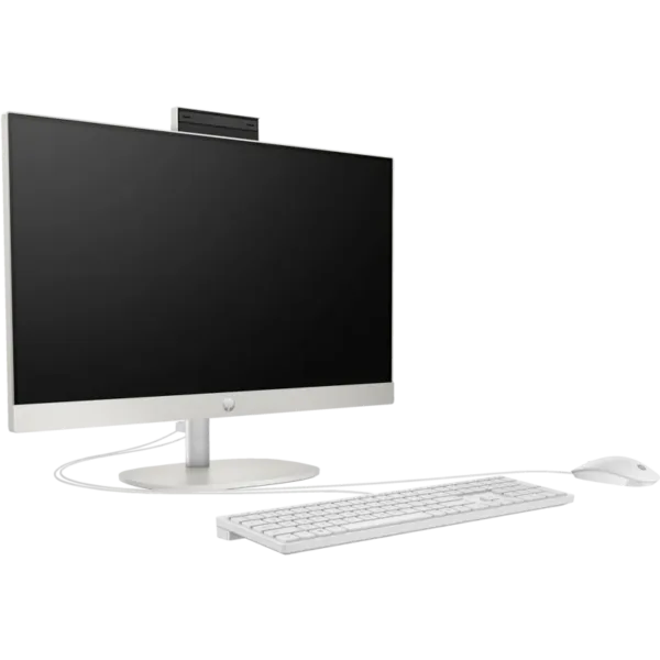 HP 24-CR003NY AIO PC Right side view with HD Webcam