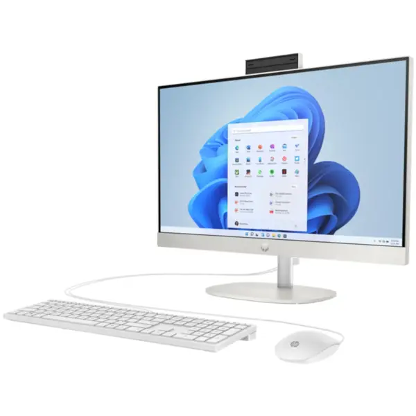23.8 inch All-in-One 24-CR0113D PC, i7-1355U Processor, Intel Iris X Graphics, 8 GB DDR4 RAM, 512GB SSD, Wired Keyboard & Mouse, 24" Full HD Touch Screen, Windows 11 Home