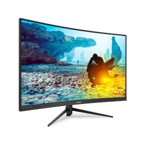 Philips Momentum 322M8CP 32-Inch Curved Gaming Monitor – FHD VA Display, 240Hz, 0.5ms MPRT, AMD FreeSync Premium, 16.7M Colors, Black