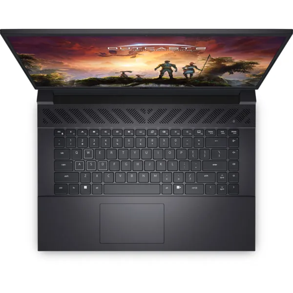 Dell G16 7630 RTX 4050 Laptop Keyboard & Keypad View with 16" QHD+ Screen Display