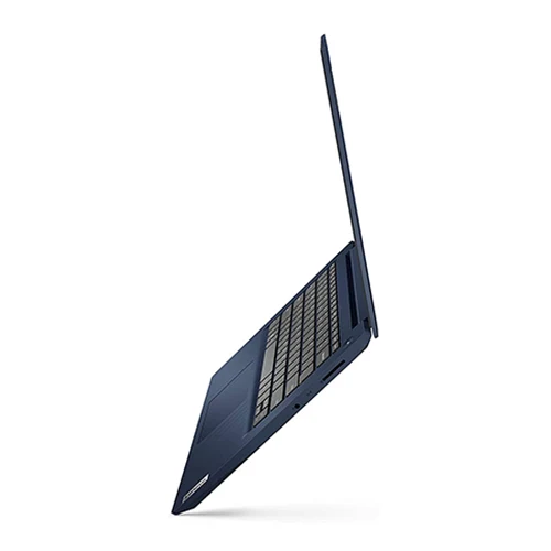 Sleek and portable Lenovo laptop with multiple ports for various devices.