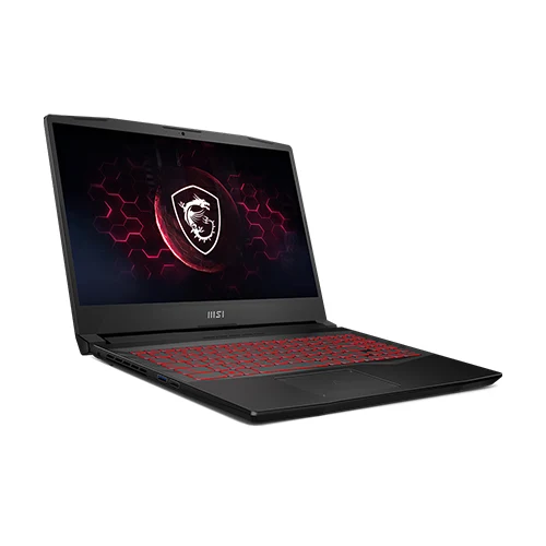 Pulse GL66 12UEK-637US Gaming Laptop Showing MSI Logo and Keyboard Layout