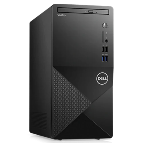 Dell Vostro 3910 Core i3-12100 Tower Desktop, 12th Gen Processor, 8GB DDR4 3200MHZ Ram, 512GB NVMe SSD, Intel UHD 770 Graphics, Windows 11 Pro, Black
