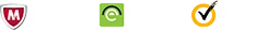 Security Trust icons