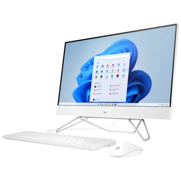 HP 24-cb1004l All-in-One Desktop PC - 23.8" FHD IPS Display, i5-1235U, 8GB RAM, 512GB SSD, Iris Xe Graphics