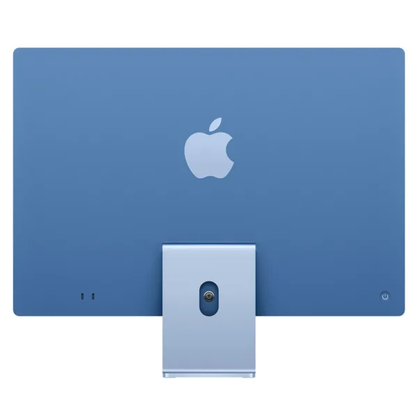 Back View of iMac Blue MWUF3 X/A AIO 24-Inch PC
