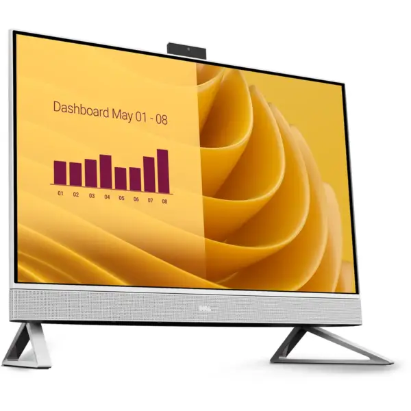 Dell EC27250 All-in-One Desktop PC, 27-Inch FHD IPS Touch Display, Core7 150U Processor, MX570A 2GB Graphics Card, 32GB DDR5 RAM, 1TB NVMe SSD, Dell Wireless Keyboard & Mouse, Windows 11 Hom