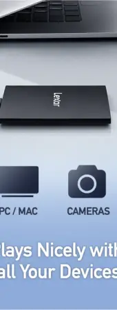 SL500 1TB Portable External SSD Can Connect with all Your Devices