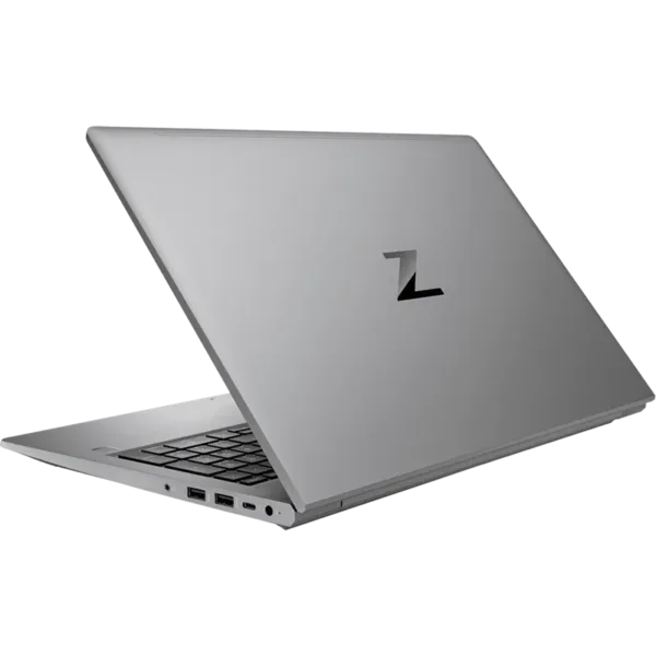 ZBook Power G9 Mobile Workstation Laptop Showing USB Ports, USB Type C and power connector