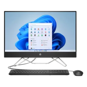 HP 27-CB1156NH All-in-One Desktop PC - 27" FHD IPS Display, i7-1255U, 8GB RAM, 512GB SSD, Iris Xe Graphics, FreeDOS, English Keyboard & Mouse | Black Color