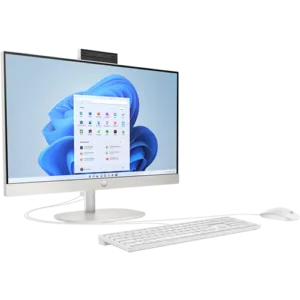 HP All-in-One 24-cr0011l Desktop PC - 23.8" FHD Display, i5 Processor, 8GB RAM, 512GB SSD, White | AV8L2PA