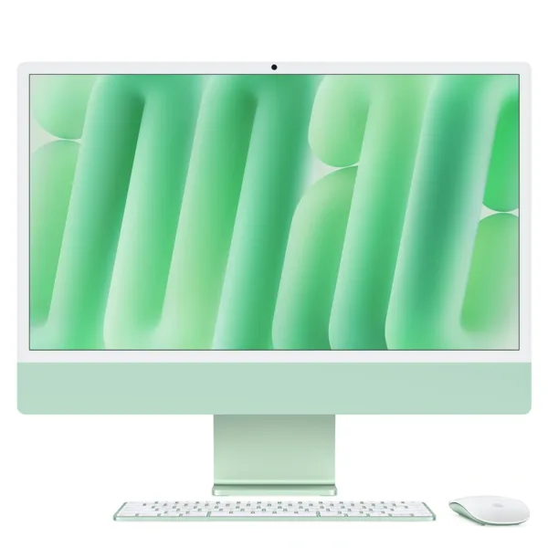 Apple iMac 24-inch MWUE3 B/A All-In-One PC Green, 8 Core CPU & GPU, M4 Chip