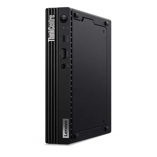 ThinkCentre M60e Tiny Business PC Vertically Side View