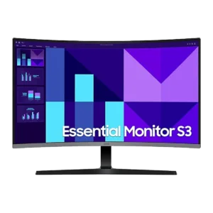 Samsung Essential S3 32-Inch Curved VA Monitor – FHD