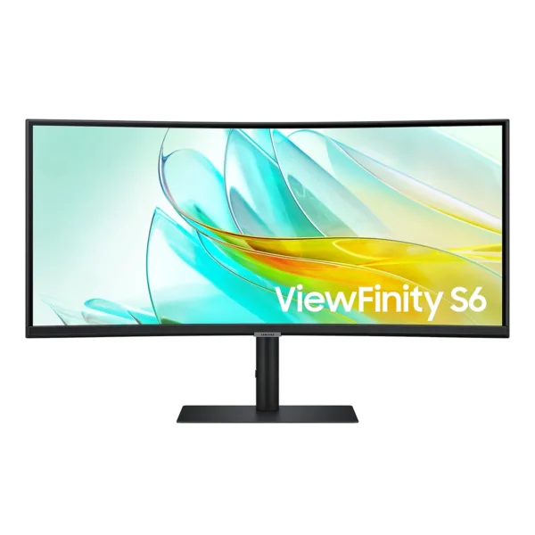 ViewFinity S6 34-Inch Ultra WQHD Monitor – 2K Display, 100Hz, HDR10, Built-in Speakers, KVM Switch