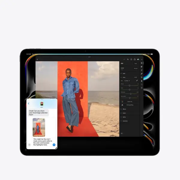 Apple iPad Pro MVX43LL/A M4 Tablet, 512GB, 8GB RAM, 12 MP Camera, 13-Inch Ultra Retina XDR Display, Wi-Fi Only with Standard Glass, Space Black