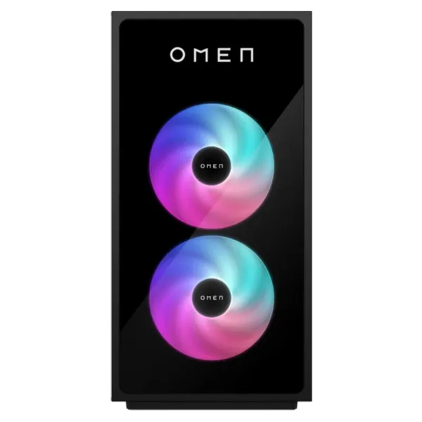 OMEN 35L Prebuilt Gaming PC GT16-0300t Showing Front view 240mm Liquid cooler