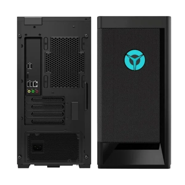 Front and back view of Legion T5-26IOB6 Gaming Desktop