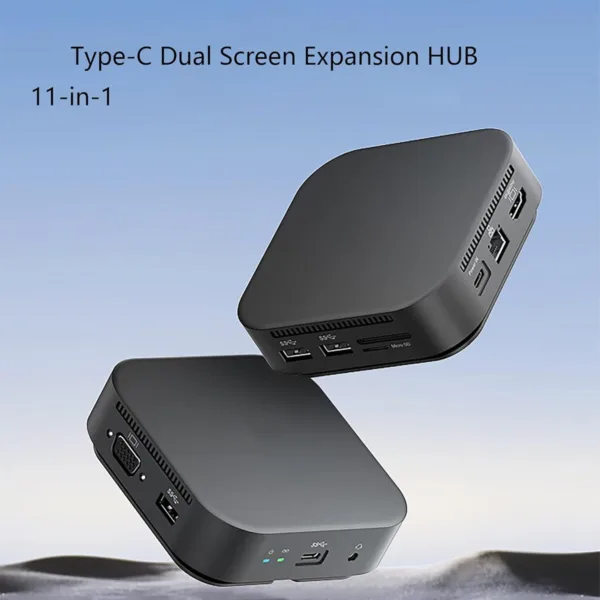 USB-C 11-in-1 Multi-Port Hub Multiple View