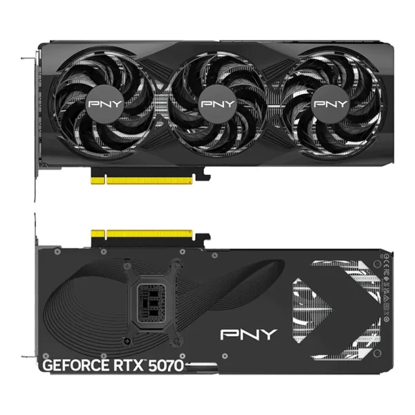 Front and back view of PNY 5070 OC Graphics Card