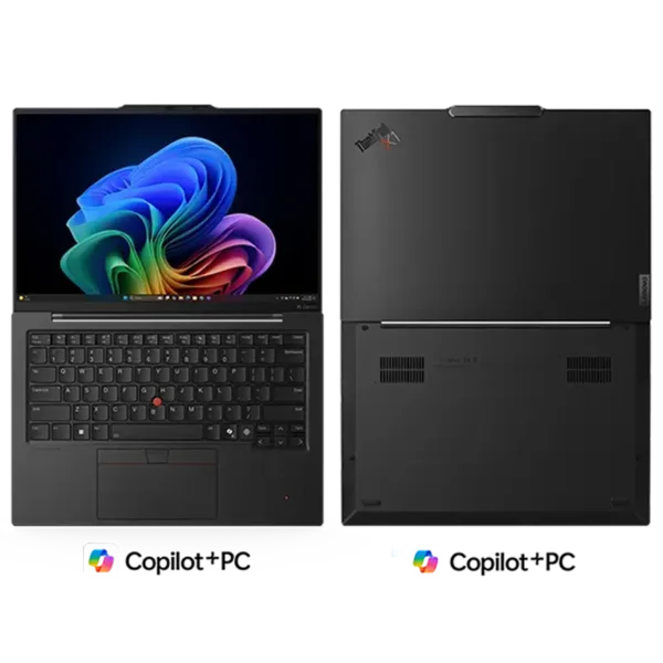 ThinkPad X1 Carbon 13-Gen Aura Edition Laptop Showing Screen, Keyboard, Top & Bottom View